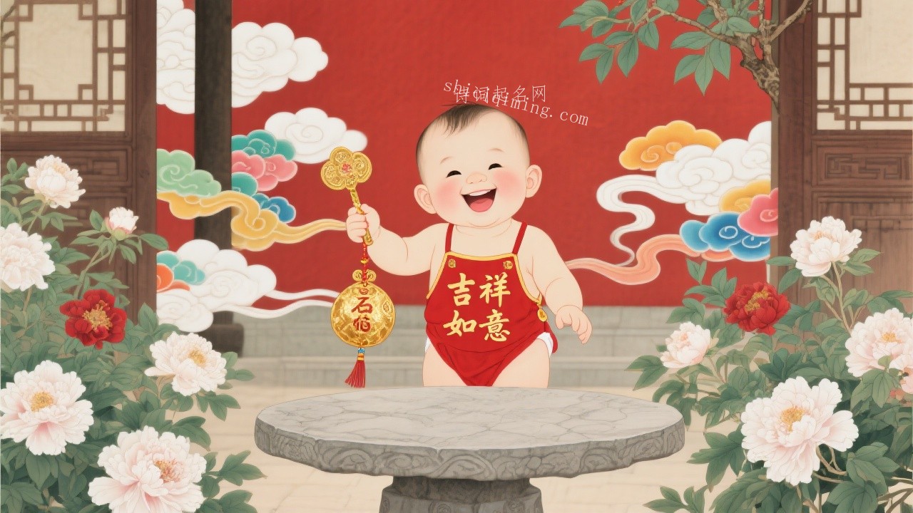 吉祥如意石姓男宝宝单字名字精选-响亮大气福气满满新生儿取名推荐