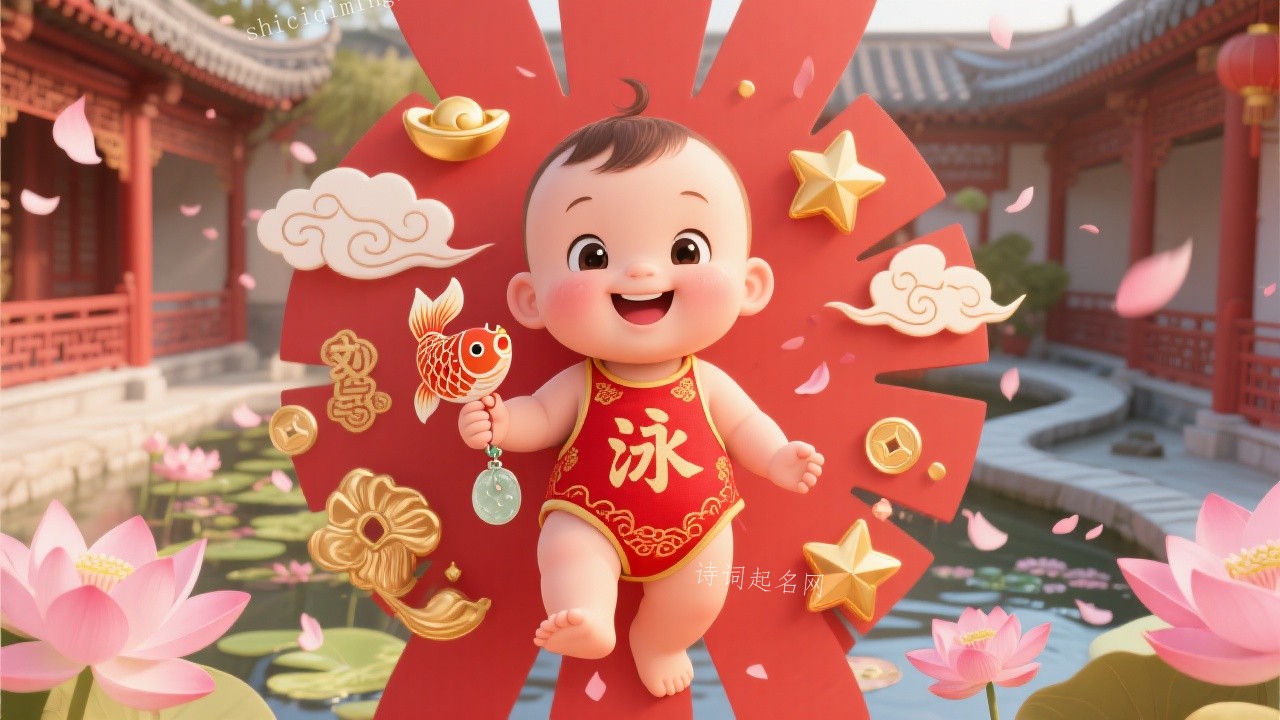 刘姓男孩含泳字吉祥美好名字精选 | 中国风男孩取名推荐