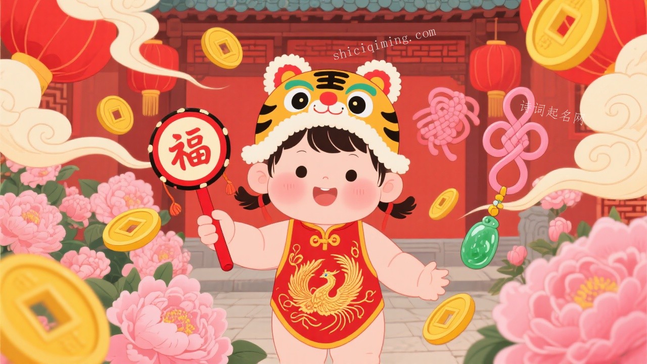 吉祥福运 灵动女宝五行土火佳选