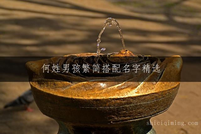 何姓男孩繁简搭配名字精选