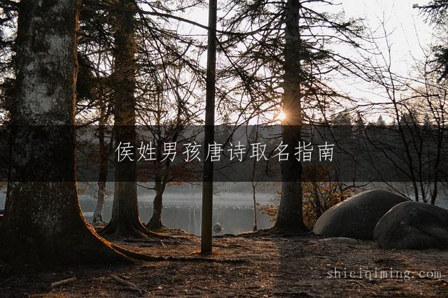 侯姓男孩唐诗取名指南：寓意顺利的名字精选