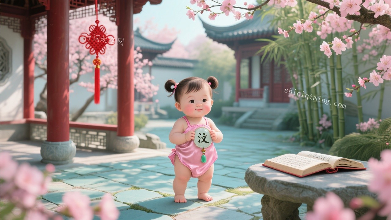 唯美诗意 优雅大气的汶字古风女孩名大全｜国学经典宝宝取名推荐