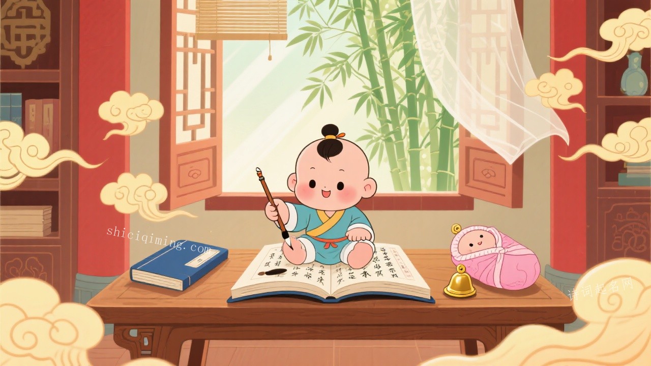 宋词男孩名字：独特取名灵感精选