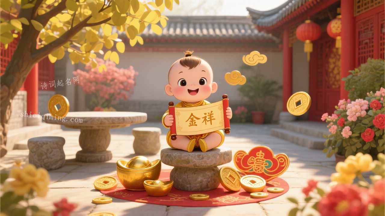 蕴含吉祥能量的聪慧宝宝名字精选：五行带金男童起名灵感库
