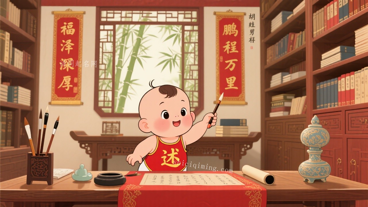 胡姓男孩名字大全：含“述”字的精选取名推荐