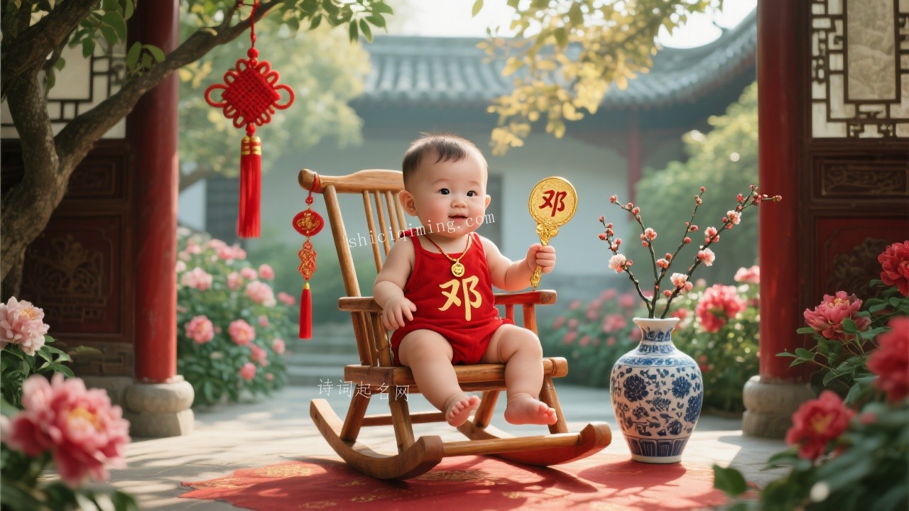 吉祥如意的邓姓男宝宝单字名字精选：聪慧灵动的福运好名推荐