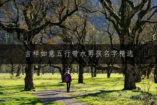 吉祥如意五行带水男孩名字精选 水润好名灵动福气满满