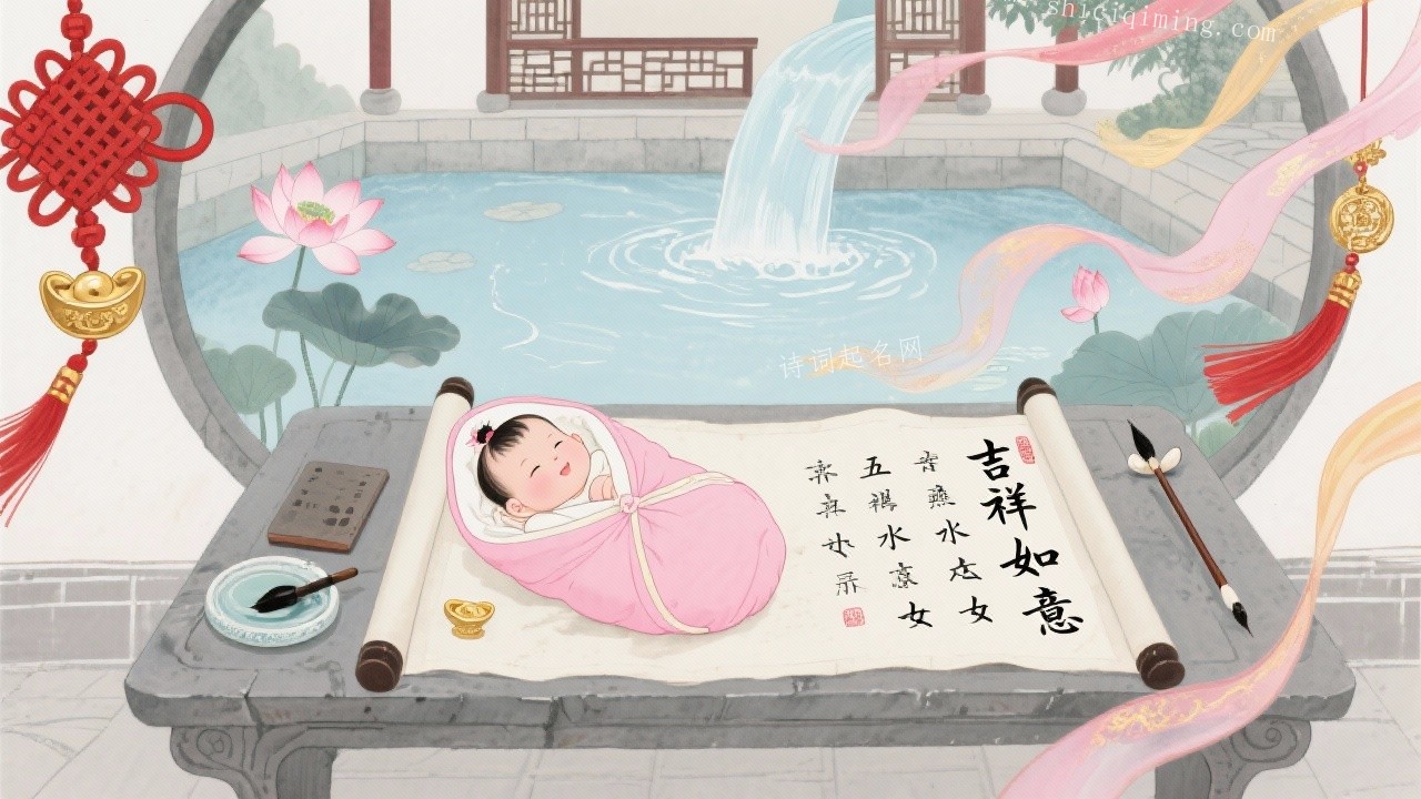 吉祥如意的女孩名字精选 五行补水灵动美好