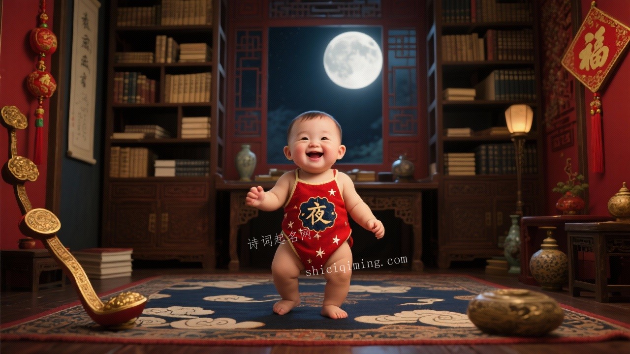 带夜字的霸气男孩名字