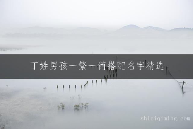 丁姓男孩一繁一简搭配名字精选