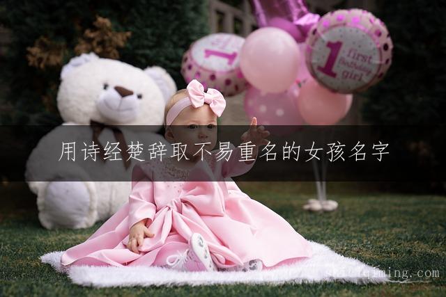 用诗经楚辞取不易重名的女孩名字